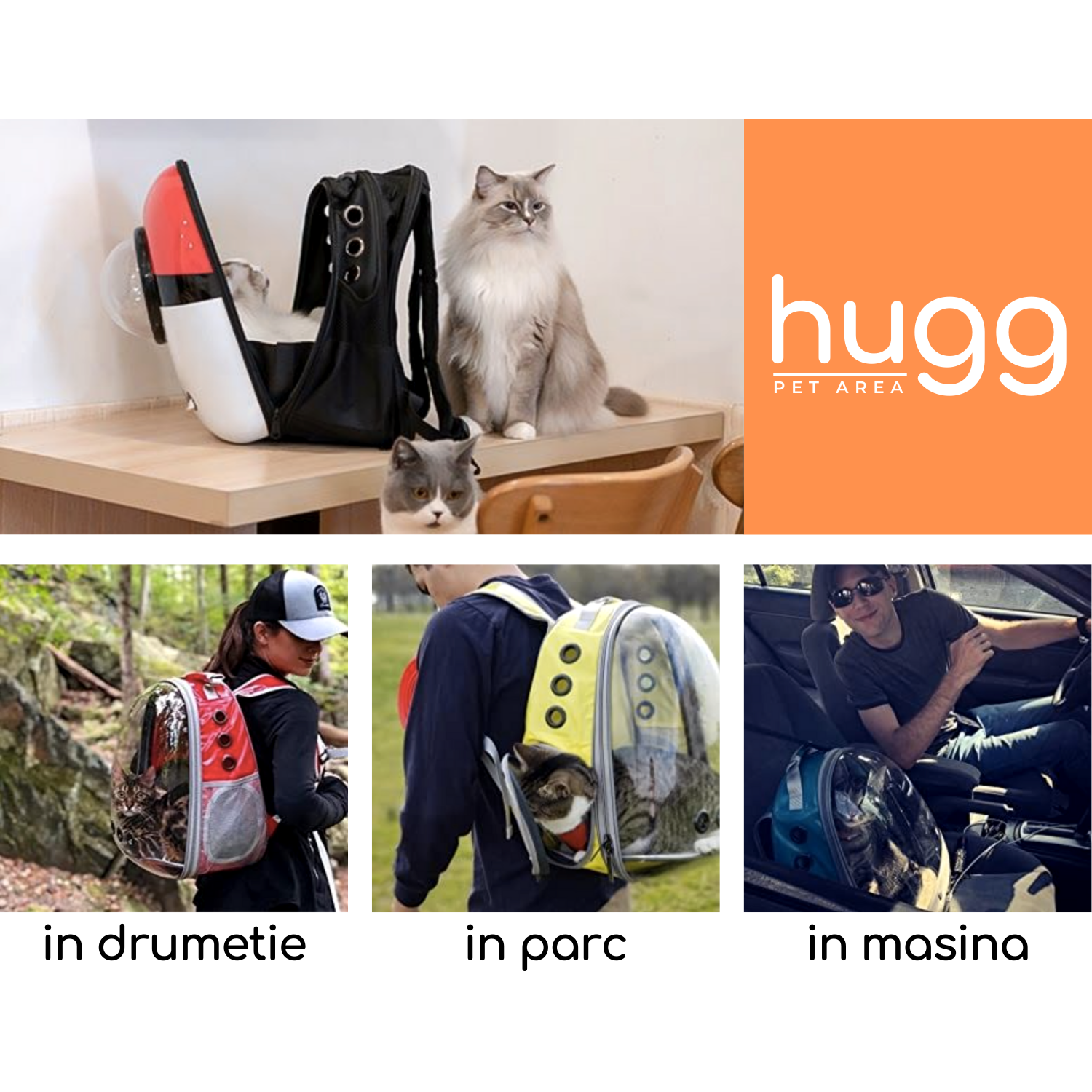 Rucsac HUGG® Happy Pinguin, Tip Hublou, Hugg