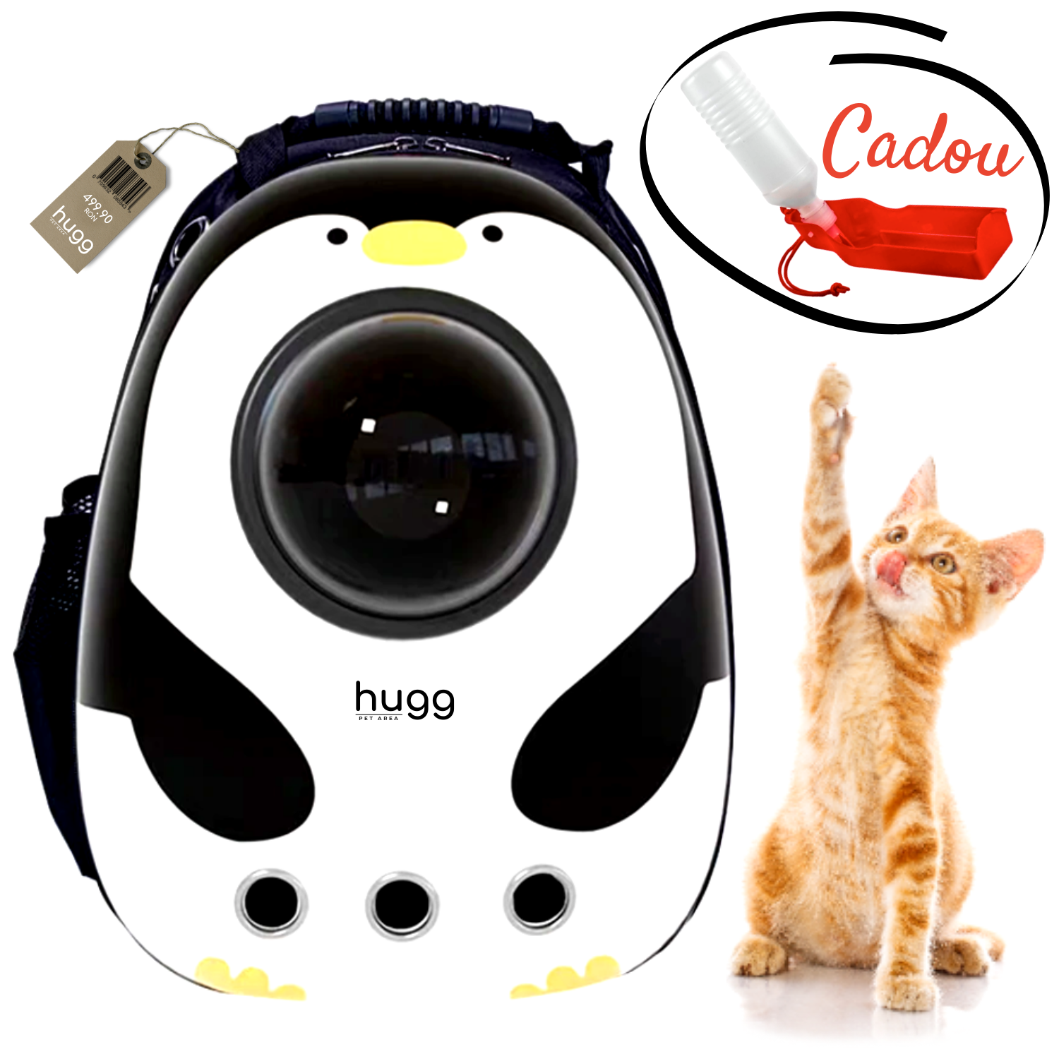 Rucsac HUGG® Happy Pinguin, Tip Hublou, Hugg