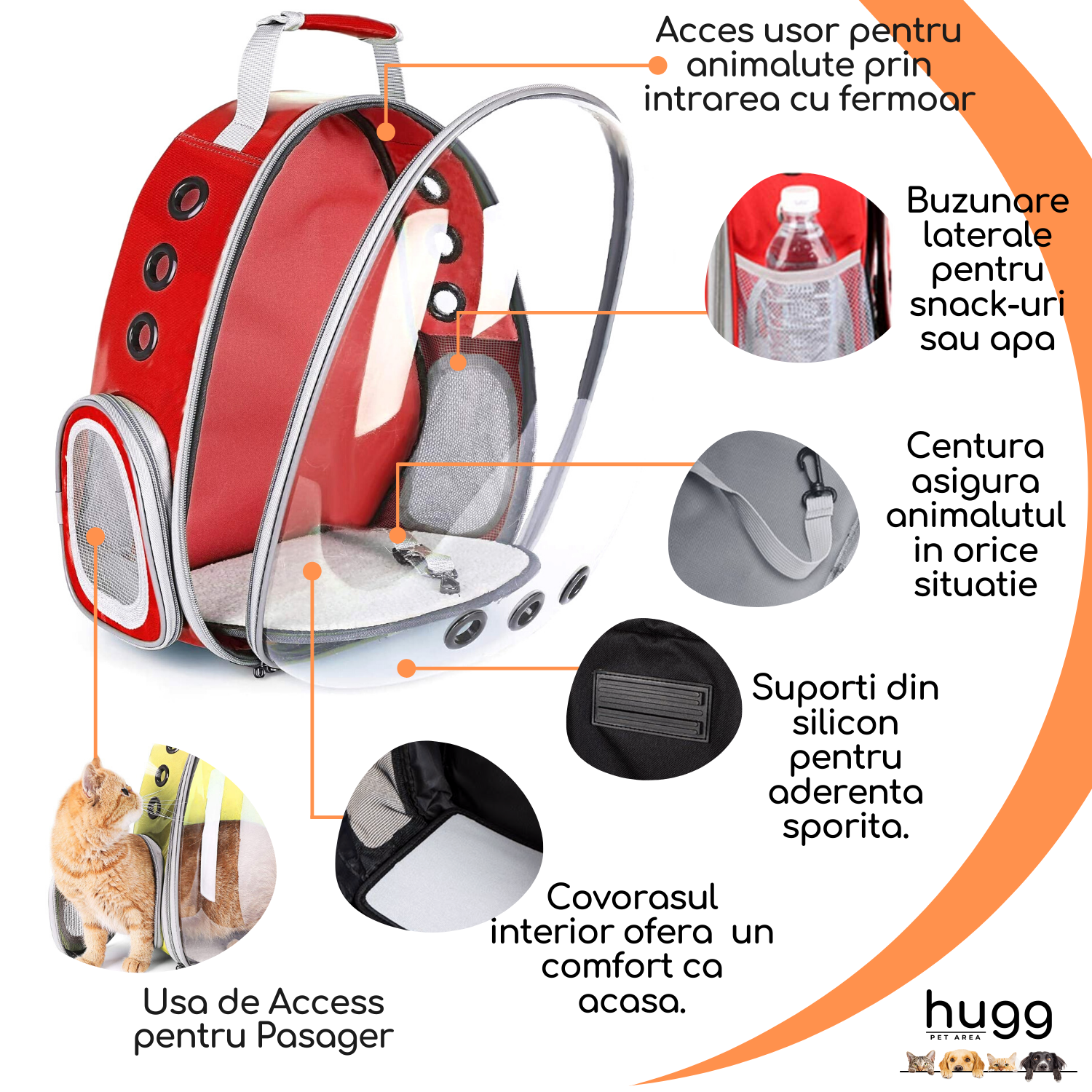 Rucsac HUGG® Rumpy Roz ,Tip Panoramic, Hugg