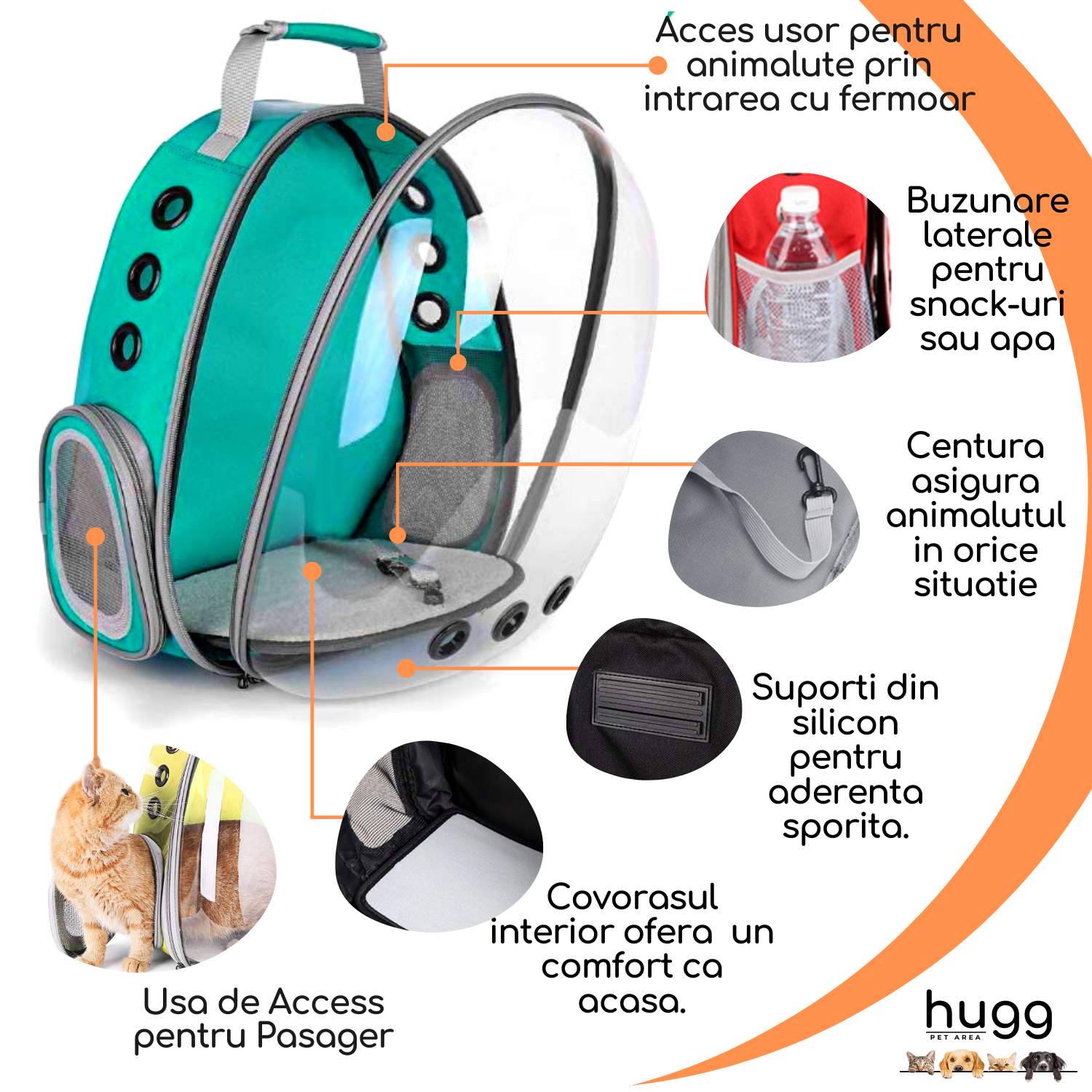 Rucsac Greeny, Tip Panoramic, Hugg®