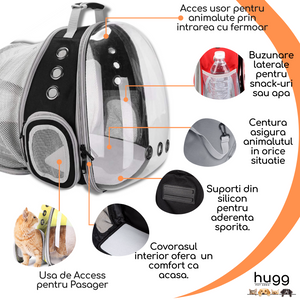 Rucsac HUGG® Blacky, Tip Panoramic, Hugg