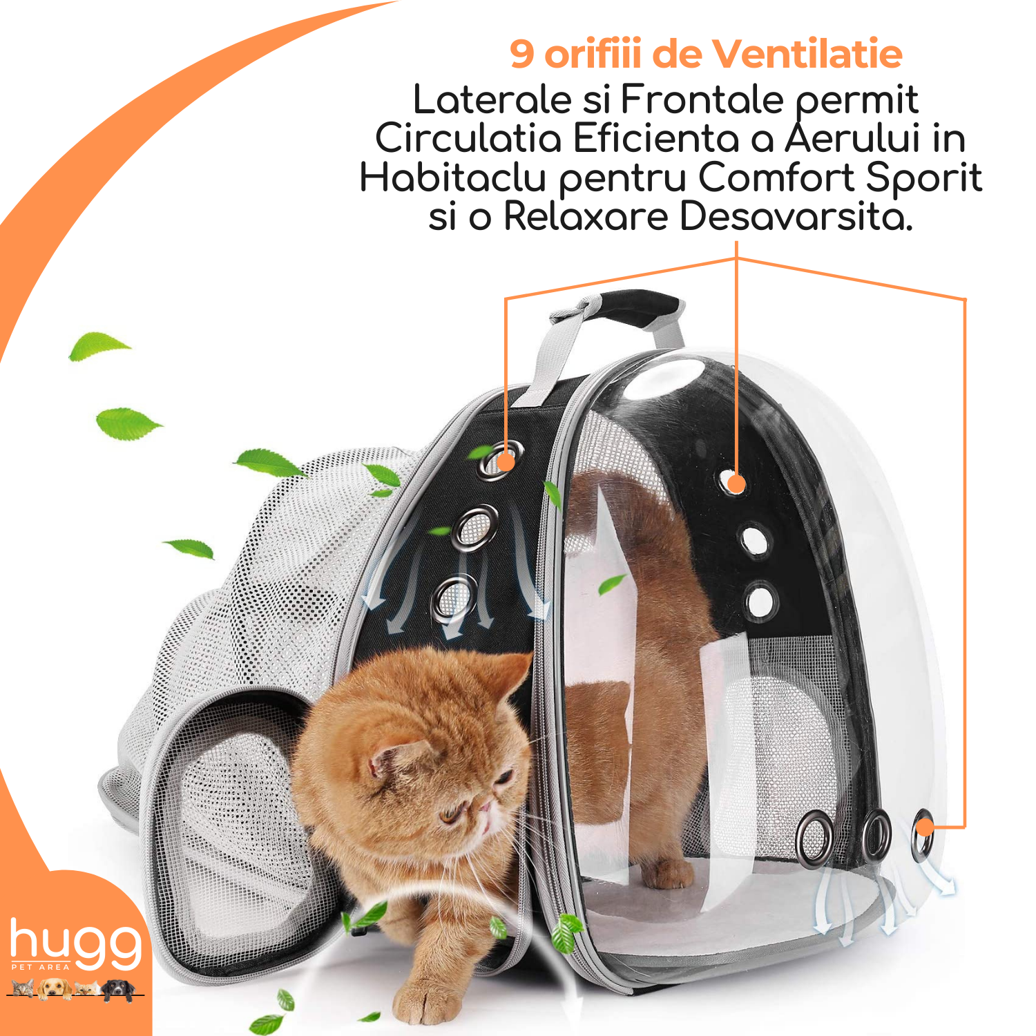 Rucsac HUGG® Rumpy Roz ,Tip Panoramic, Hugg