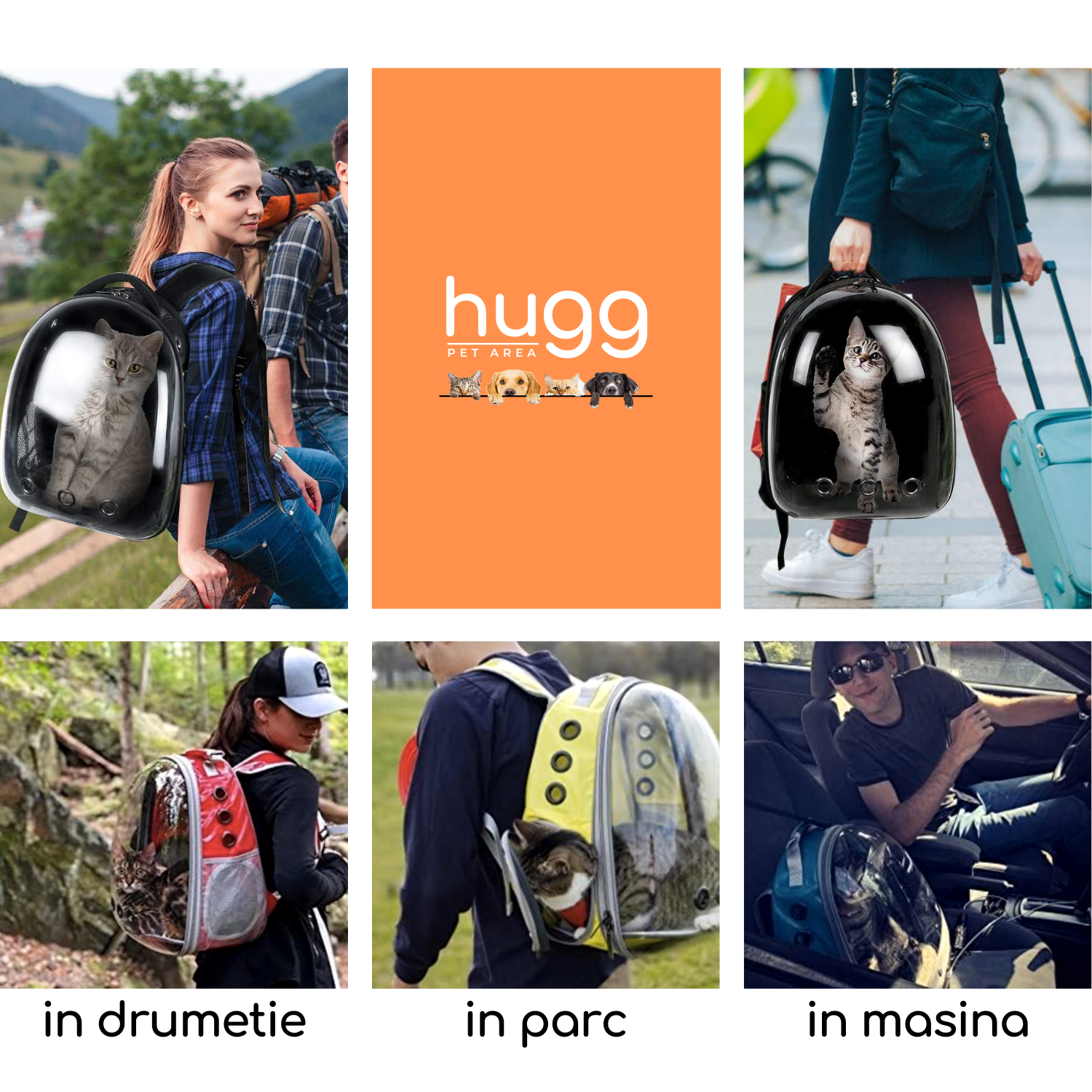 Rucsac HUGG® Blacky, Tip Panoramic, Hugg