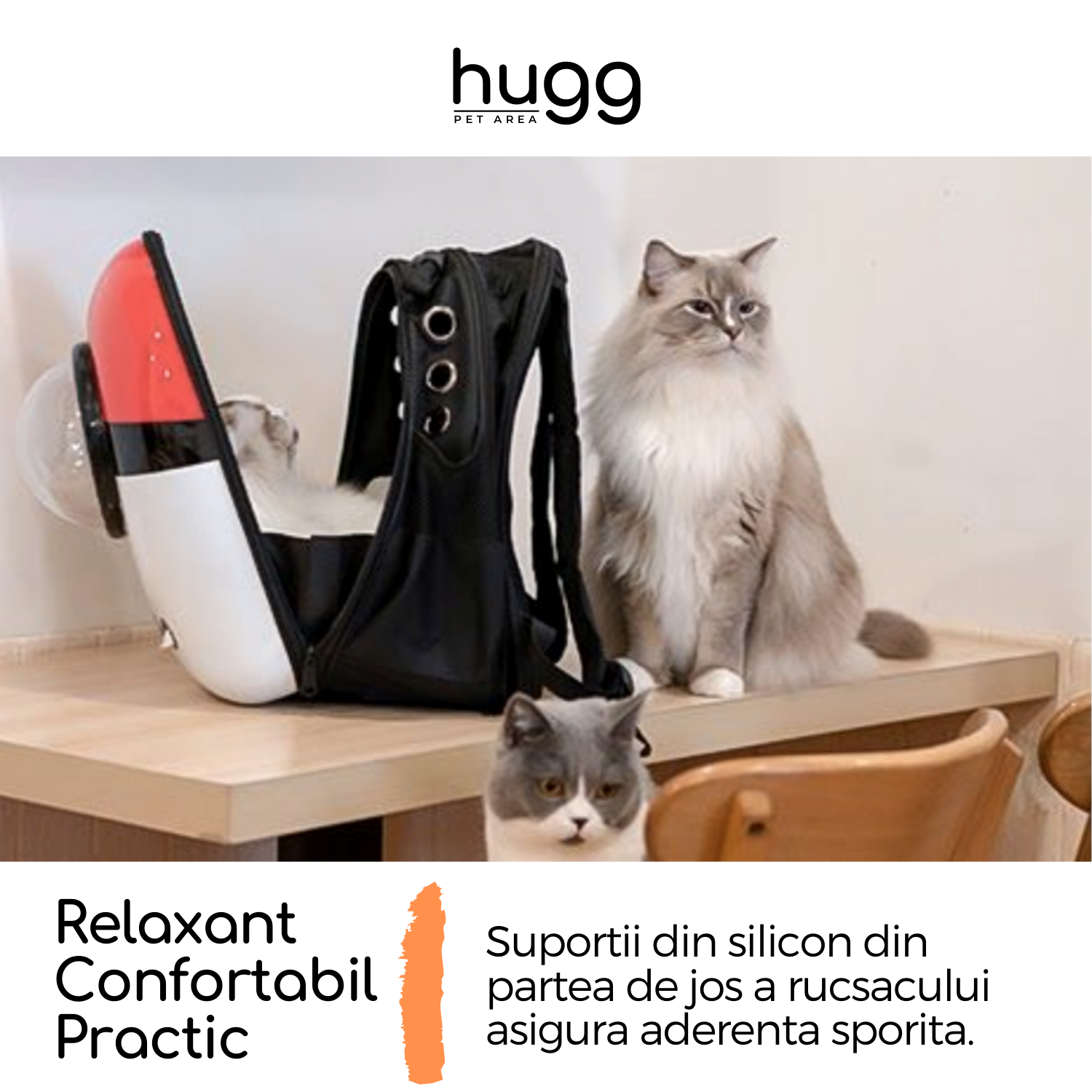 Rucsac HUGG® Happy Pinguin, Tip Hublou, Hugg