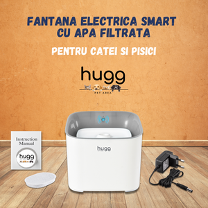 Fantana Electrica Smart cu Apa Filtrata pentru Animale de Companie HUGG®