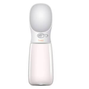 Sticla Portabila Apa HUGG® pentru Catei si Pisici, Alb